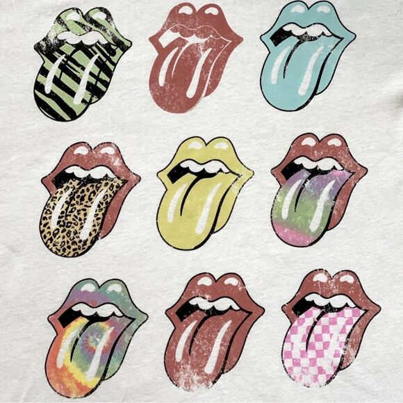 Women's The Rolling Stones Short Sleeve Graphic Boyfriend T-Shirt • XL • NWT - Picture 4 of 9